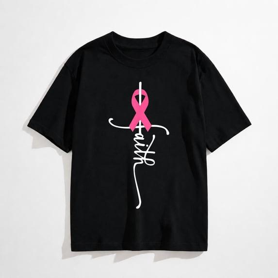 Breast Cancer Faith Breast Cancer Awareness Breast Cancer T-Shirt