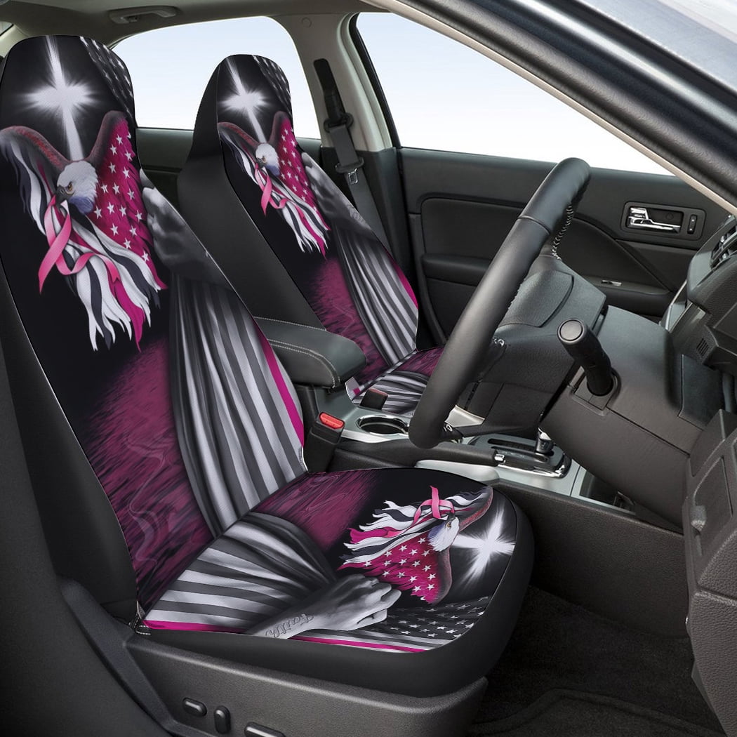 Breast Cancer Awareness Universal Fit Car Seat Covers