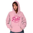 thumbnail image 1 of Breast Cancer Fight Warrior Courage Hoodie Sweatshirt Women Brisco Brands S, 1 of 6