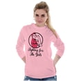thumbnail image 1 of Breast Cancer Fighter Rosie Riveter Women's Long Sleeve T Shirt Brisco Brands X, 1 of 6