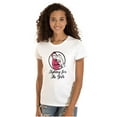 thumbnail image 1 of Breast Cancer Fighter Rosie Riveter Womens Fitted Plus Size Graphic Tee Brisco Brands 3X, 1 of 5