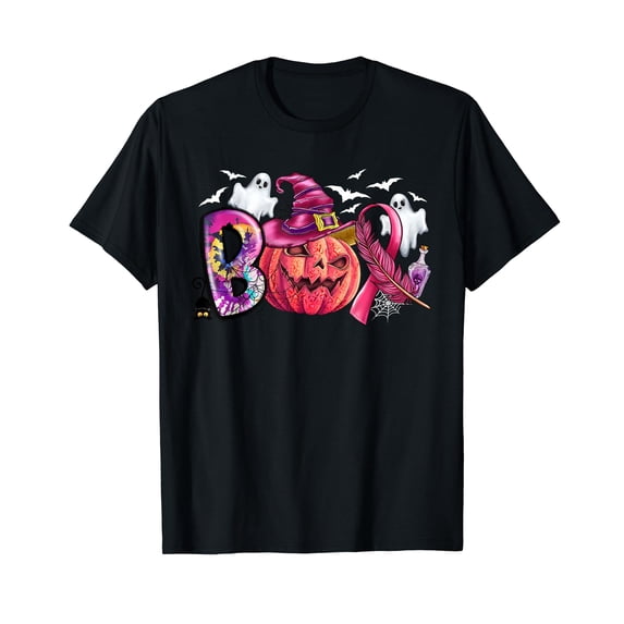 Breast Cancer Ghosts October Wear Pink Aware Men T-Shirt