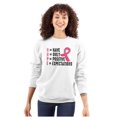 thumbnail image 1 of Breast Cancer Have Hope Pink Ribbon Women Crewneck Sweatshirt Brisco Brands S, 1 of 6