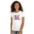 thumbnail image 1 of Breast Cancer Have Hope Pink Ribbon Womens Slim Fit Graphic Tee Brisco Brands S, 1 of 5