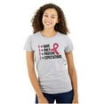 thumbnail image 1 of Breast Cancer Have Hope Pink Ribbon Womens Slim Fit Graphic Tee Brisco Brands X, 1 of 5