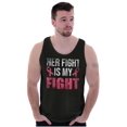 thumbnail image 1 of Breast Cancer Her Fight Pink Ribbon Tank Top Tee Shirt Women Brisco Brands S, 1 of 6