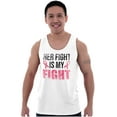 thumbnail image 1 of Breast Cancer Her Fight Pink Ribbon Tank Top Tee Shirt Women Brisco Brands X, 1 of 6