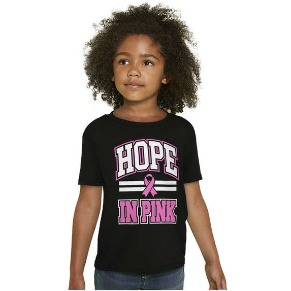 Breast Cancer Hope In Pink Ribbon Girls Kids T Shirt Tees Brisco Brands S