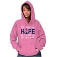 thumbnail image 1 of Breast Cancer Hope is an Anchor Quote Hoodie Sweatshirt Women Brisco Brands S, 1 of 6