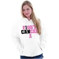 thumbnail image 1 of Breast Cancer I Can Fight Cancer Women Plus Size Graphic Pullover Hoodie Brisco Brands 4X, 1 of 4