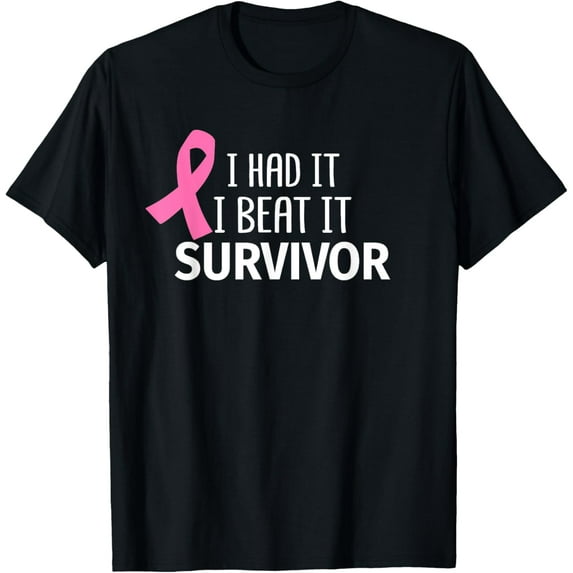 Breast Cancer I Had It I Beat It Survivor Pink Ribbon Gift T-Shirt