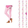 thumbnail image 1 of Cancer Leggings for Women Elastic High Waist Pink Ribbon Slim Fit Tights Pants Workout Yoga Pants, 1 of 5
