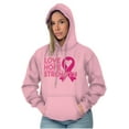 thumbnail image 1 of Breast Cancer Love Hope Strength Hoodie Sweatshirt Women Brisco Brands S, 1 of 6