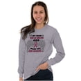thumbnail image 1 of Breast Cancer My Mom is an Angel Long Sleeve TShirt Men Women Brisco Brands L, 1 of 6