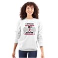 thumbnail image 1 of Breast Cancer My Mom is an Angel Sweatshirt for Men or Women Brisco Brands S, 1 of 6