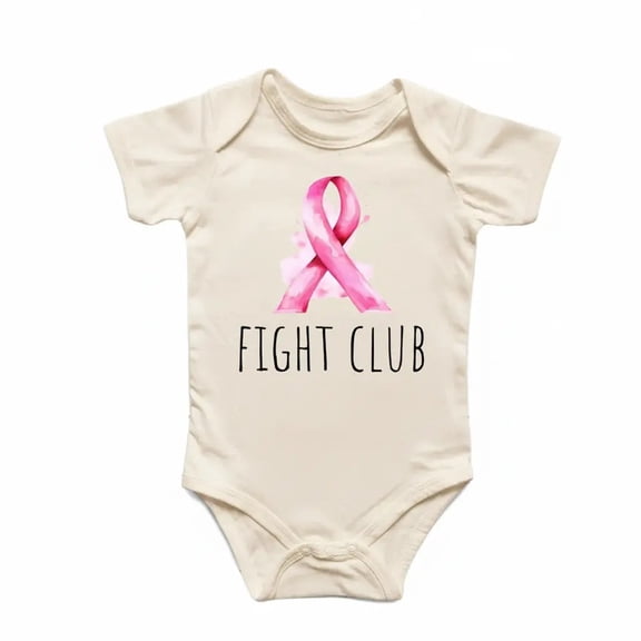 Breast Cancer Newborn Baby Bodysuit