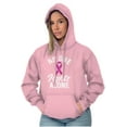 thumbnail image 1 of Breast Cancer No One Fights Alone Hoodie Sweatshirt Women Brisco Brands S, 1 of 6