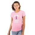 thumbnail image 1 of Breast Cancer No One Fights Alone Womens Slim Fit Graphic Tee Brisco Brands S, 1 of 5