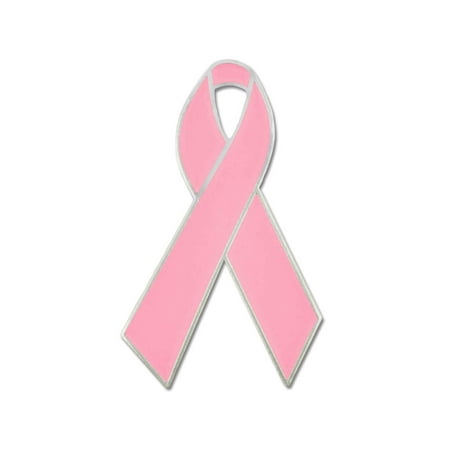 Breast Cancer Pink Awareness Ribbon 1 Enamel Lapel Pin