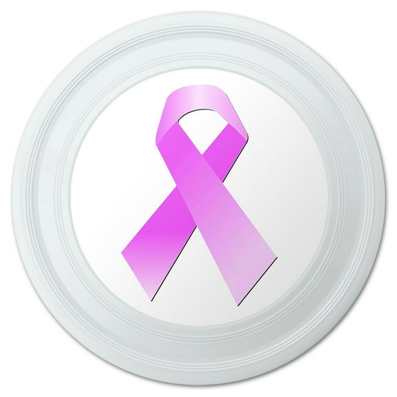 Breast Cancer Pink Ribbon Novelty 9" Flying Disc