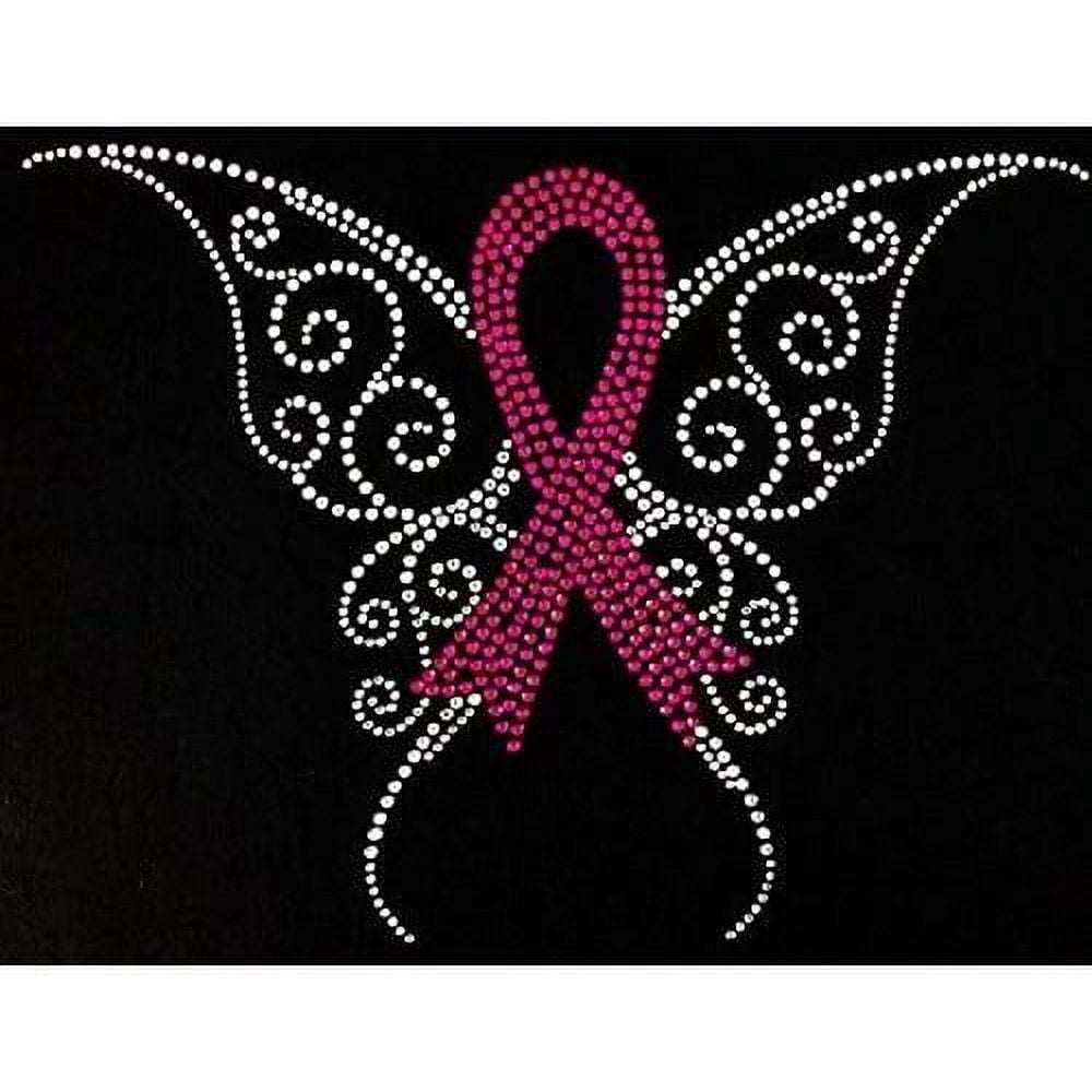 Breast Cancer Rhinestone Iron On Transfer - Walmart.com
