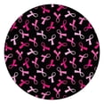thumbnail image 1 of Breast Cancer Round Fitted Tablecloth with Elastic Edge,Dining Table Cover Waterproof,Outdoor Round Tablecloth for Camping,Dining,Indoor and Outdoor, 1 of 7