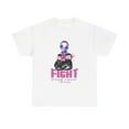 thumbnail image 1 of Breast Cancer Shirt, Boxing Gloves Pink Ribbon Awareness Tee ID-0629-CHJN, 1 of 7