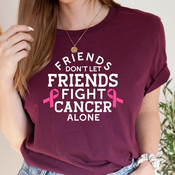 Breast Cancer Shirt,Breast Cancer Friends Shirt,Cancer Awareness Tee,Breast Cancer Support Tshirt,Motivational Shirt,In October We Wear Pink TSHIRT All Size S-5XL