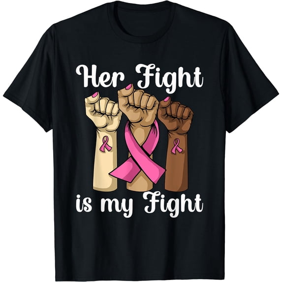 Breast Cancer Shirts Women Awareness Family Support Squad T-Shirt