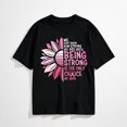 thumbnail image 1 of Breast Cancer Shirts Women Breast Cancer Awareness T-Shirts Cancer Survivor Pink Ribbon Short Sleeve Graphic Tee Tops, 1 of 6