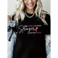 thumbnail image 1 of Breast Cancer Shirts for Women Breast Cancer Awareness Shirt Pink Ribbons Tee Tops, 1 of 4