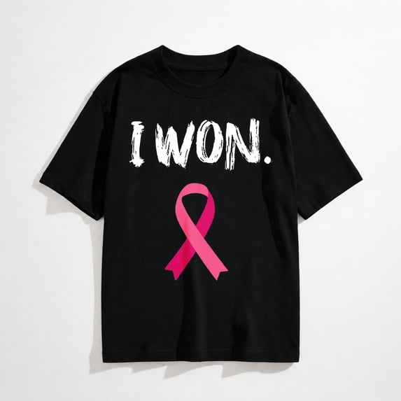 Breast Cancer Shirts for Women Cancer Awareness T-Shirt Survivor Pink Ribbon Tee Tops