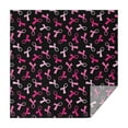 thumbnail image 1 of Breast Cancer Square Tablecloth,Waterproof Square Table Cover,Wipeable Spillproof Washable Table Cover for Home Kitchen Party Decor 52"x52"(132x132cm), 1 of 6