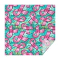 thumbnail image 1 of Breast Cancer Square Tablecloth,Waterproof Square Table Cover,Wipeable Spillproof Washable Table Cover for Home Kitchen Party Decor 52"x52"(132x132cm), 1 of 6