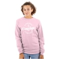 thumbnail image 1 of Breast Cancer Stronger & Courage Women's Long Sleeve T Shirt Brisco Brands M, 1 of 6