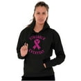 thumbnail image 1 of Breast Cancer Stronger Everyday Women Plus Size Graphic Pullover Hoodie Brisco Brands 2X, 1 of 4
