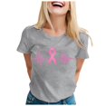thumbnail image 1 of Cancer Support Pink Cancer Awareness T-Shirt, 1 of 4