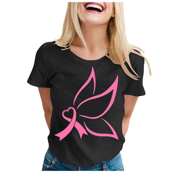 Cancer Support Pink Cancer Awareness T-Shirt