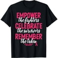 thumbnail image 1 of Breast Cancer Support Pink Ribbon Breast Cancer Awareness T-Shirt, 1 of 4
