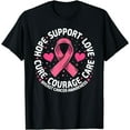 thumbnail image 1 of Breast Cancer Support Pink Ribbon Breast Cancer Awareness T-Shirt, 1 of 4