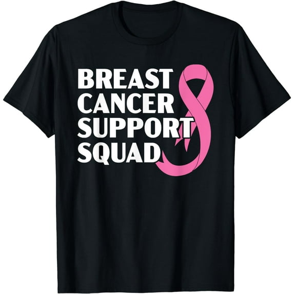 Breast Cancer Support Squad Breast Cancer Awareness T-Shirt