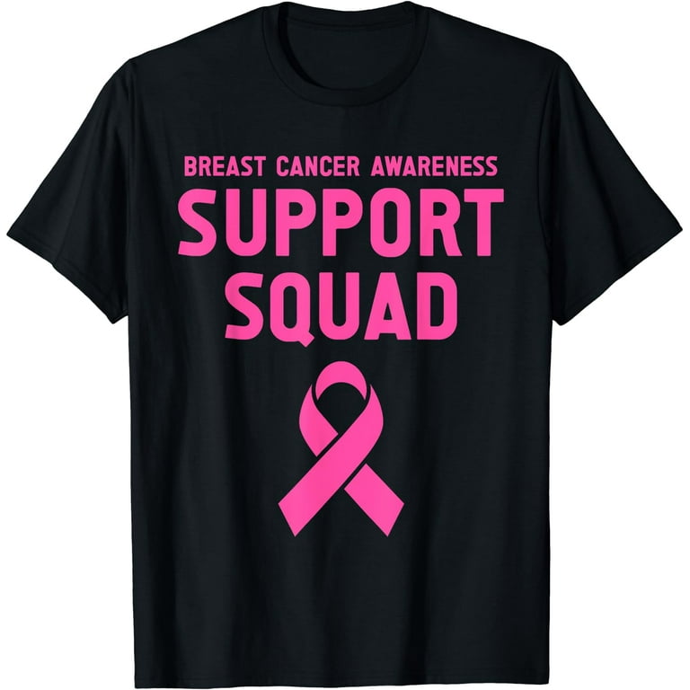 Breast Cancer Support Squad Breast Cancer Awareness T-Shirt