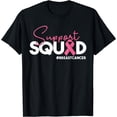 thumbnail image 1 of Breast Cancer Support Squad Pink Ribbon Gift, Caregivers & + T-Shirt, 1 of 3