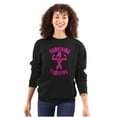 thumbnail image 1 of Breast Cancer Surviving and Thriving Women Plus Size Crewneck Sweatshirt Brisco Brands 3X, 1 of 5