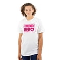 thumbnail image 1 of Breast Cancer Chemo Hero BCA Heart Women's Graphic T Shirt Tees Brisco Brands S, 1 of 3