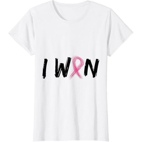 Breast Cancer Survivor, I WON Pink Ribbon T Shirt T-Shirt