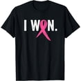 thumbnail image 1 of Breast Cancer Survivor, I Won Breast Cancer Awareness T-Shirt, 1 of 4