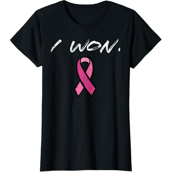 Breast Cancer Survivor I Won Pink Ribbon Awareness Women T-Shirt