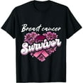 thumbnail image 1 of Breast Cancer Survivor Pink Ribbon Support Squad T-Shirt, 1 of 3