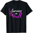 thumbnail image 1 of Breast Cancer Survivor in Pink Breast Cancer Awareness Month T-Shirt, 1 of 4